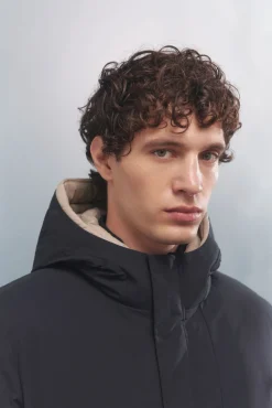 Springfield Chaqueta acolchada térmica azul Online