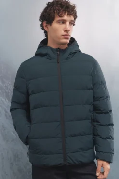 Springfield Chaqueta acolchada térmica azul Online