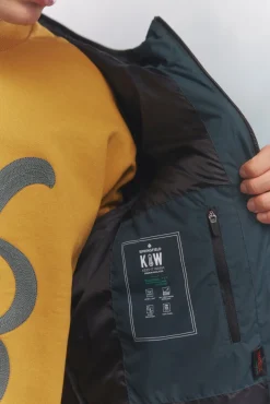 Springfield Chaqueta acolchada térmica azul Online