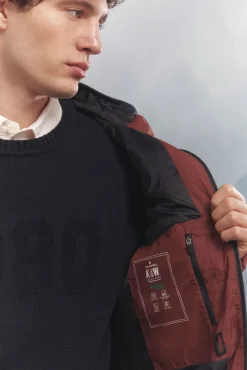 Springfield Chaqueta acolchada térmica naranja