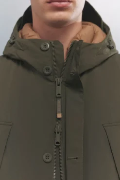 Springfield Chaqueta acolchada térmica kaki New