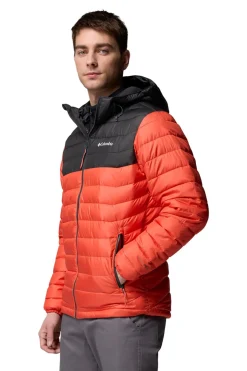 Columbia Chaqueta aislante con capucha Powder Lite™ II para hombre naranja Discount