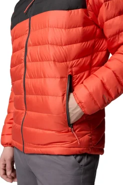 Columbia Chaqueta aislante con capucha Powder Lite™ II para hombre naranja Discount
