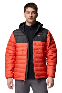 Columbia Chaqueta aislante con capucha Powder Lite™ II para hombre naranja Discount