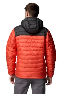 Columbia Chaqueta aislante con capucha Powder Lite™ II para hombre naranja Discount