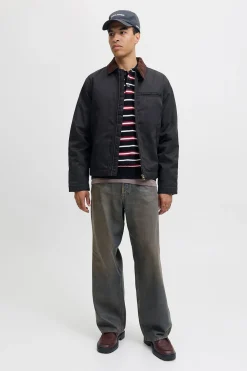 Jack & Jones Chaqueta aviador negro Discount