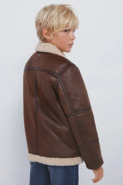 Springfield Kids Chaqueta aviador niño marr&oacute;n