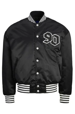 Jack & Jones Chaqueta bomber béisbol negro Sale