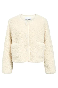Object Chaqueta borreguillo sintético Blanco Discount