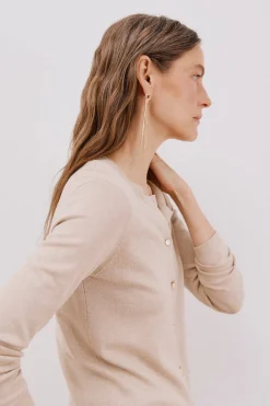 Cortefiel Chaqueta básica botones Beige Best