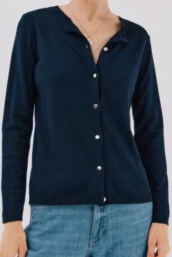 Cortefiel Chaqueta básica botones Azul marino Best