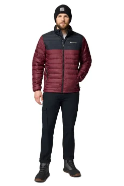 Columbia Chaqueta con aislamiento Powder Lite™ II para hombre Granate Discount