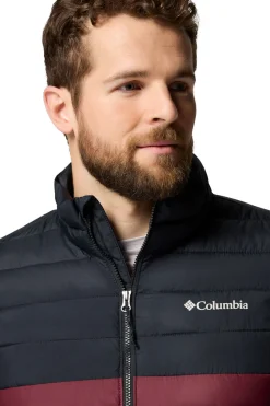 Columbia Chaqueta con aislamiento Powder Lite™ II para hombre Granate Discount