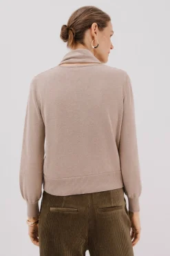 Cortefiel Chaqueta con bufanda Beige Outlet