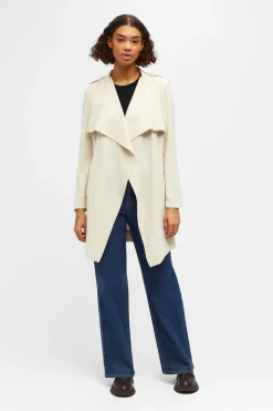 Object Chaqueta con cinturón Beige Clearance