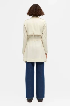 Object Chaqueta con cinturón Beige Clearance