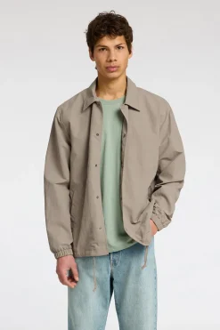 Selected Chaqueta corta con cuello confeccionada con materiales reciclados Beige Best