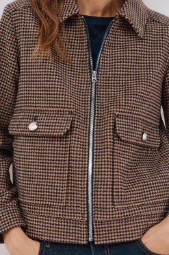 Cortefiel Chaqueta corta cremallera Multicolor Online