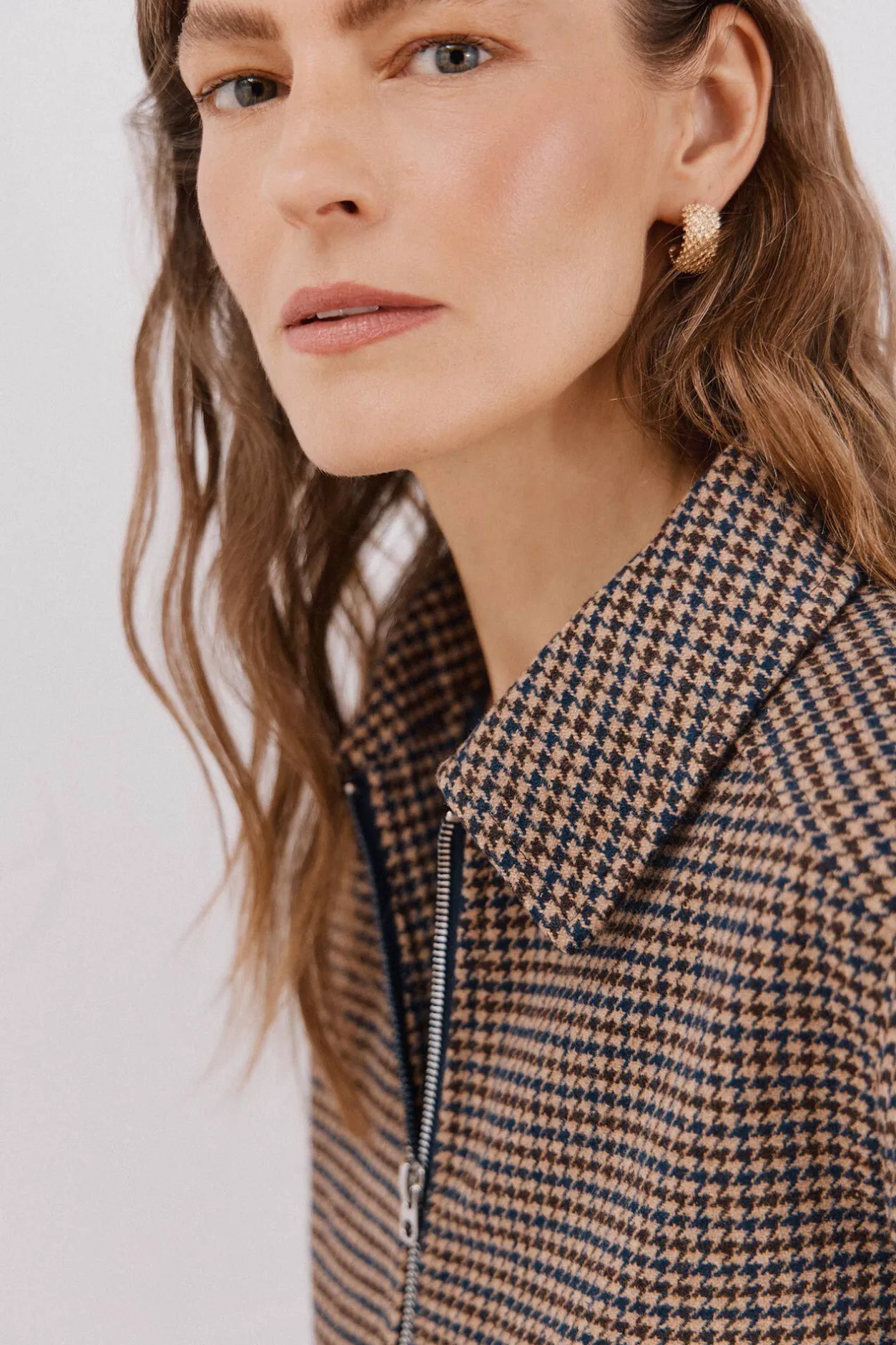 Cortefiel Chaqueta corta cremallera Multicolor Online