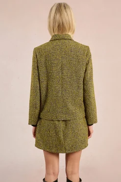 Molly Bracken Chaqueta corta estampado discreto Multicolor