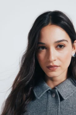 Springfield Chaqueta corta felpa gris Online