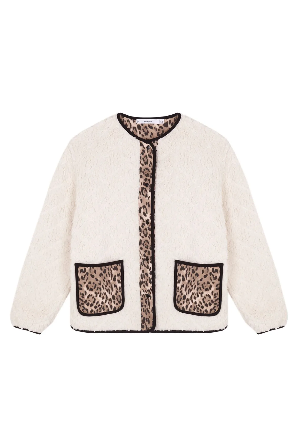 Women'secret Chaqueta corta reversible animal print marfil Sale