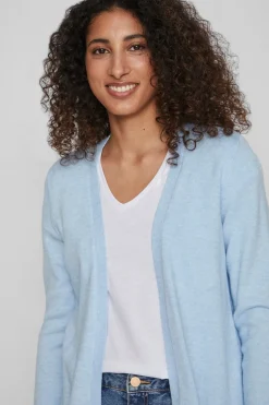 Vila Chaqueta cárdigan de punto Azul Sale