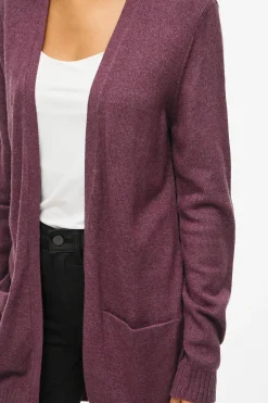 Vila Chaqueta cárdigan de punto Vino Outlet