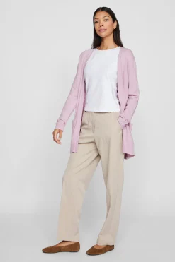 Vila Chaqueta cárdigan de punto Lila Sale