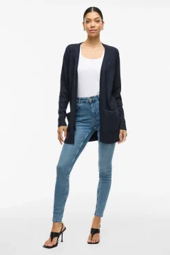 Vila Chaqueta cárdigan de punto Azul Online