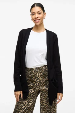 Vila Chaqueta cárdigan de punto Negro