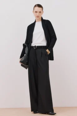 Cortefiel Chaqueta cuello chal Negro Discount