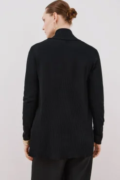 Cortefiel Chaqueta cuello chal Negro Discount