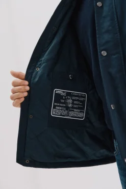 Cortefiel Chaqueta cuello combinado Azul marino New