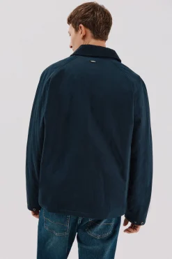 Cortefiel Chaqueta cuello combinado Azul marino New