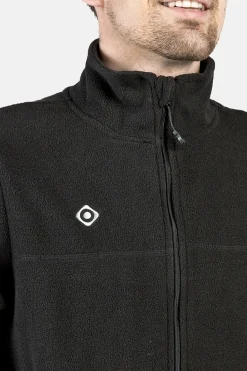 Izas Chaqueta de forro polar ligera negro