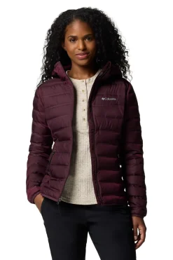 Columbia Chaqueta de plumón con capucha Lake 22™ II para mujer morado/lila Sale