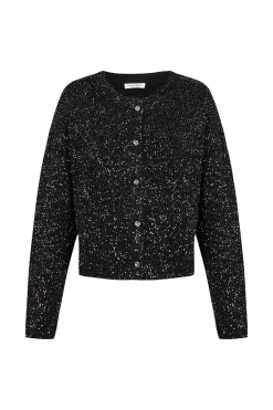 Pedro del Hierro Chaqueta de punto lentejuelas Negro Sale