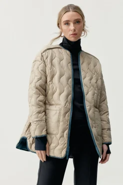 Born Living Yoga Chaqueta deportiva beige estampado Discount