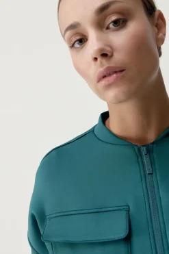 Born Living Yoga Chaqueta deportiva Graft verde Sale