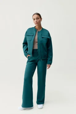 Born Living Yoga Chaqueta deportiva Graft verde Sale