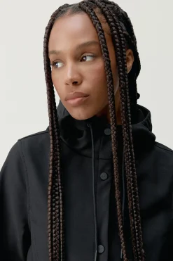 Born Living Yoga Chaqueta deportiva Trench negro Clearance