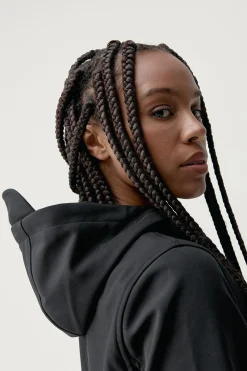 Born Living Yoga Chaqueta deportiva Trench negro Clearance