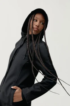 Born Living Yoga Chaqueta deportiva Trench negro Clearance