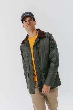 elPulpo Chaqueta encerada heritage Verde Best