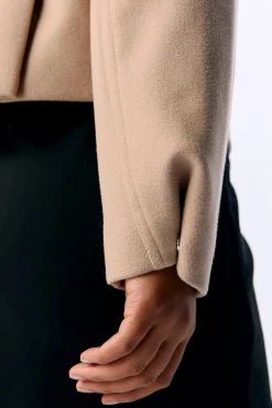 Object Chaqueta fieltro manga larga Beige Discount