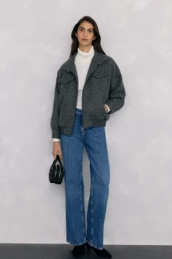 Pedro del Hierro Chaqueta con cremallera Gris Best