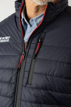 Privata Chaqueta guata cuello alzado Azul marino New