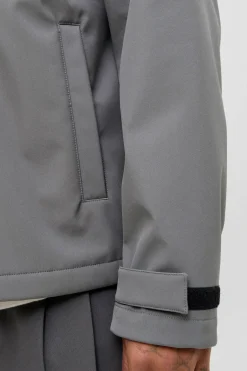 Jack & Jones Chaqueta informal impermeable gris Outlet