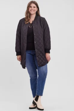 Vero Moda Curve Chaqueta larga Curve Negro Discount